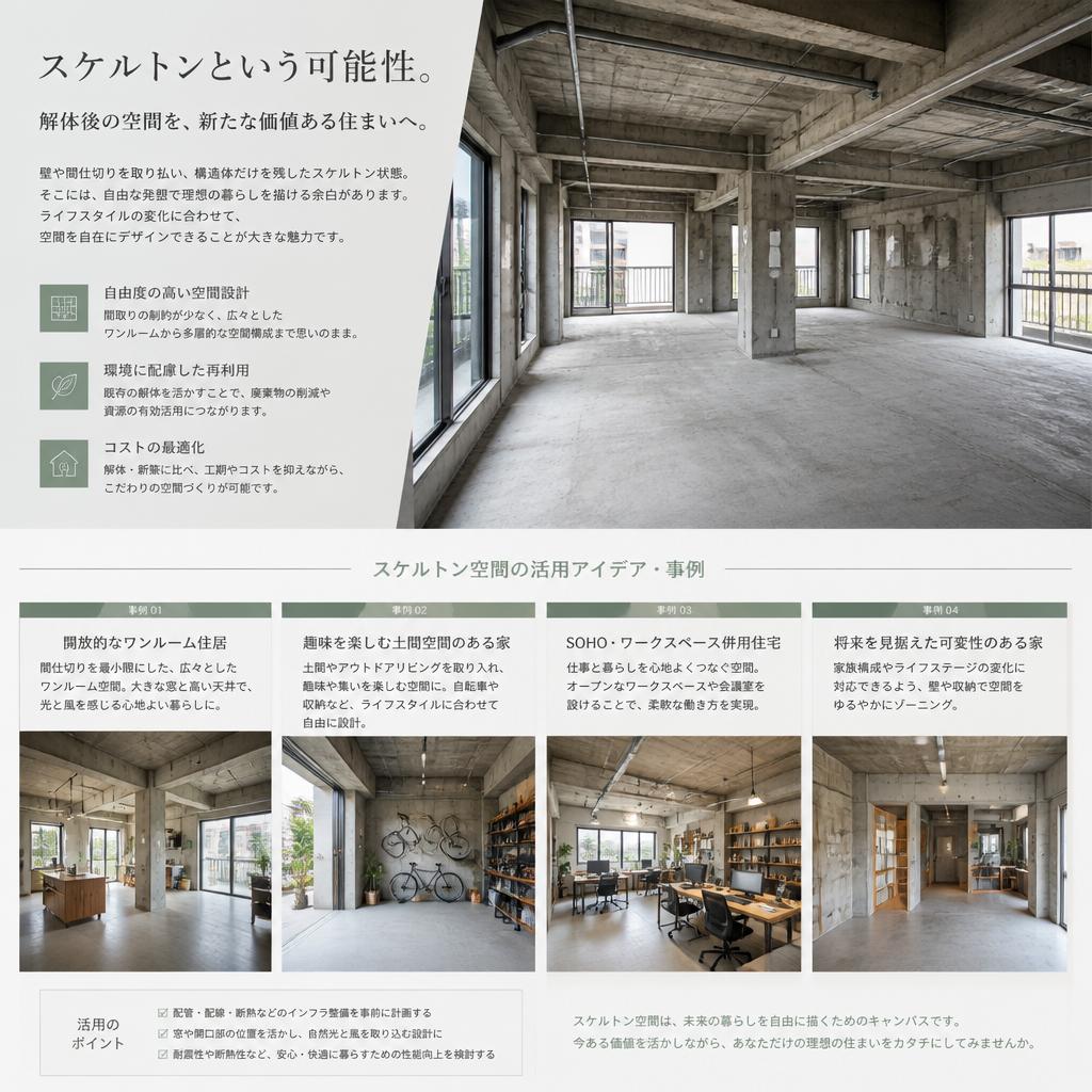 スケルトン住宅の可能性
