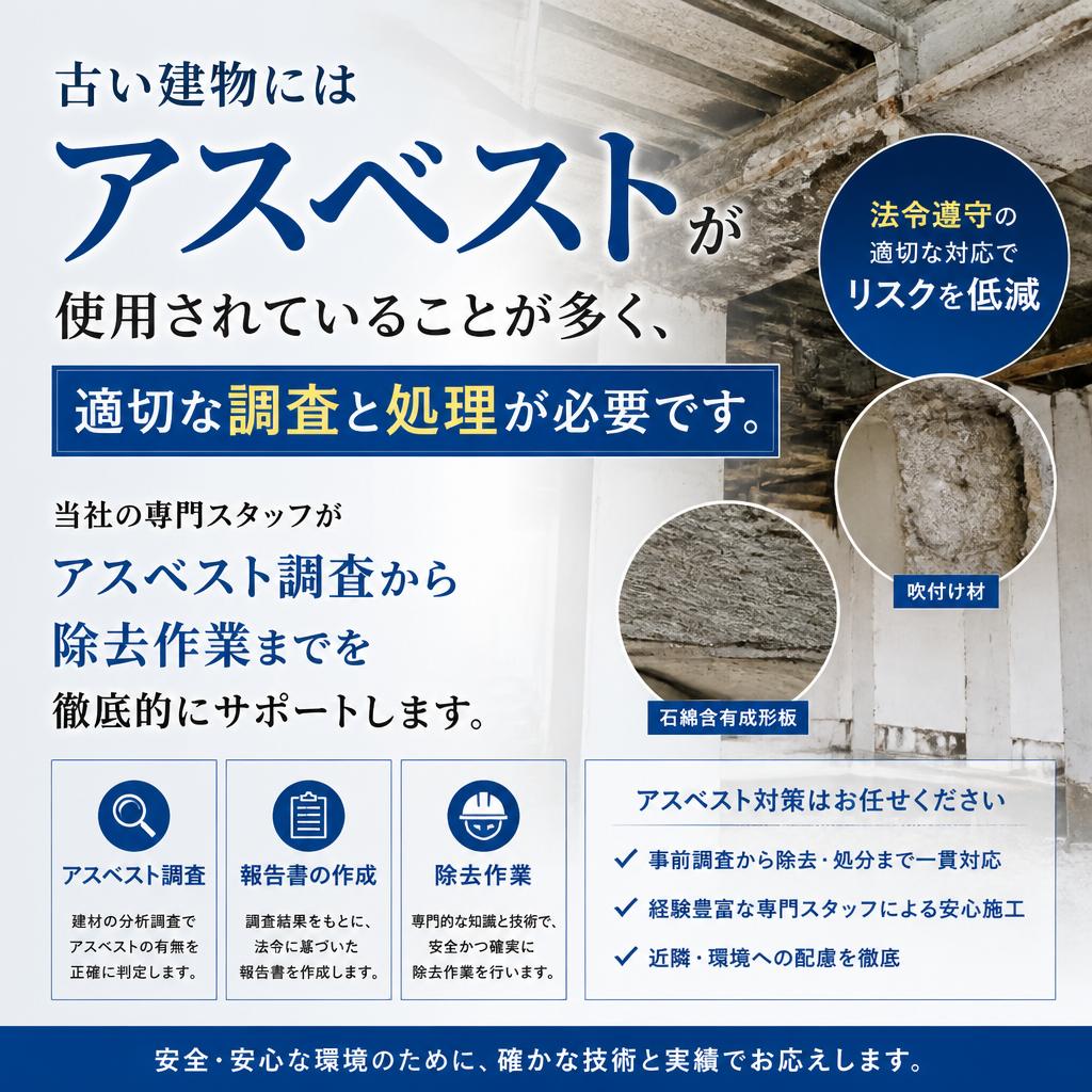 アスベスト処理の重要性