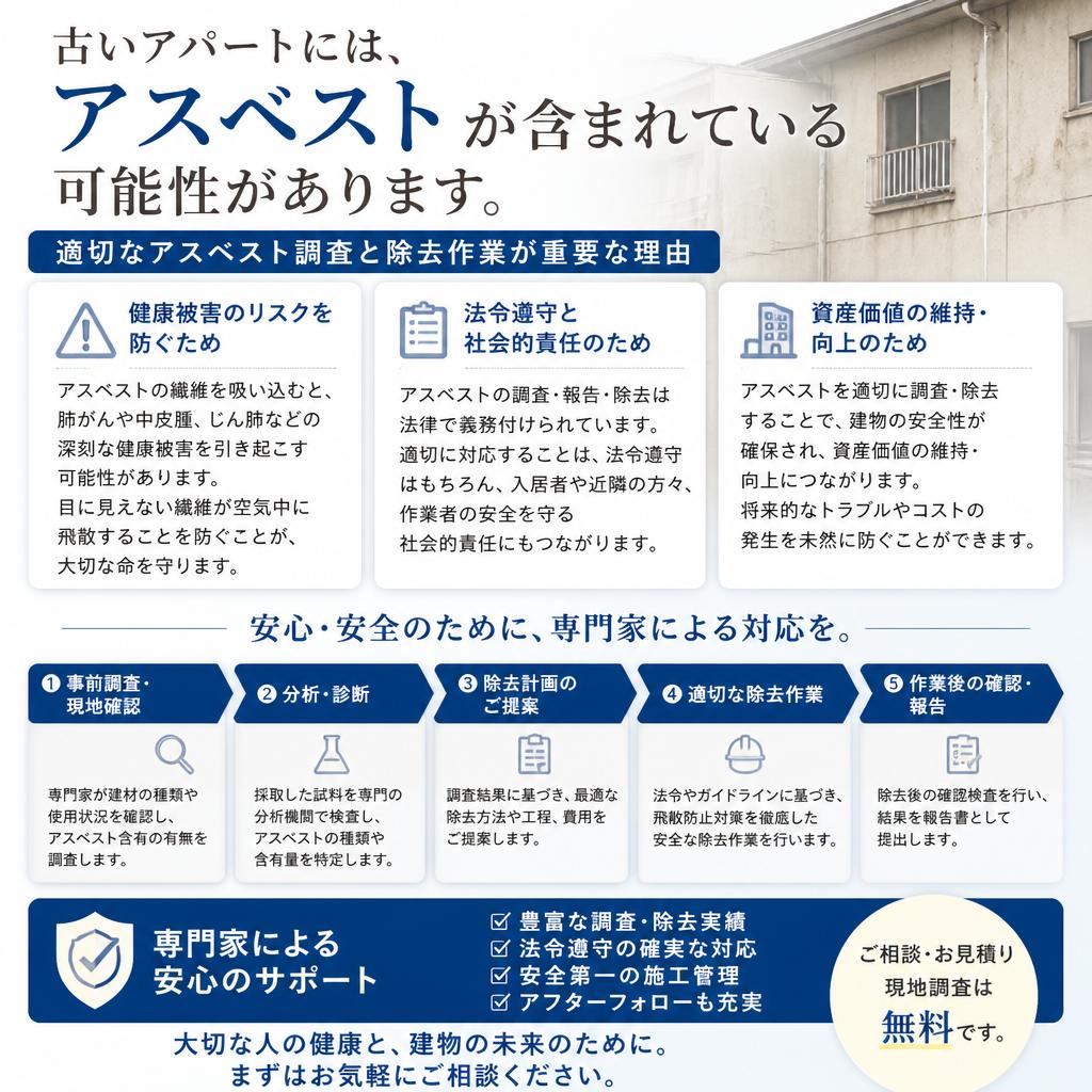 アスベスト除去の重要性