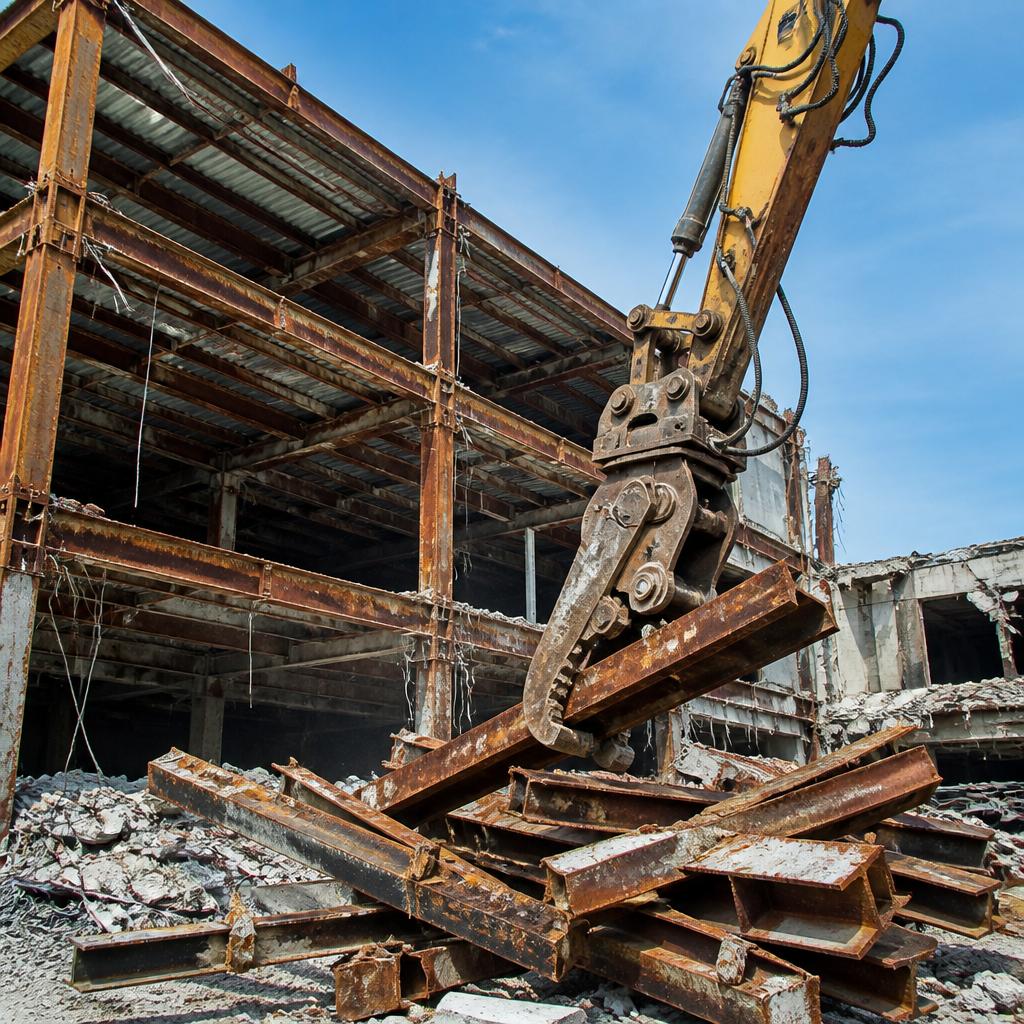 老朽化した建物の鉄骨処理はお任せ！