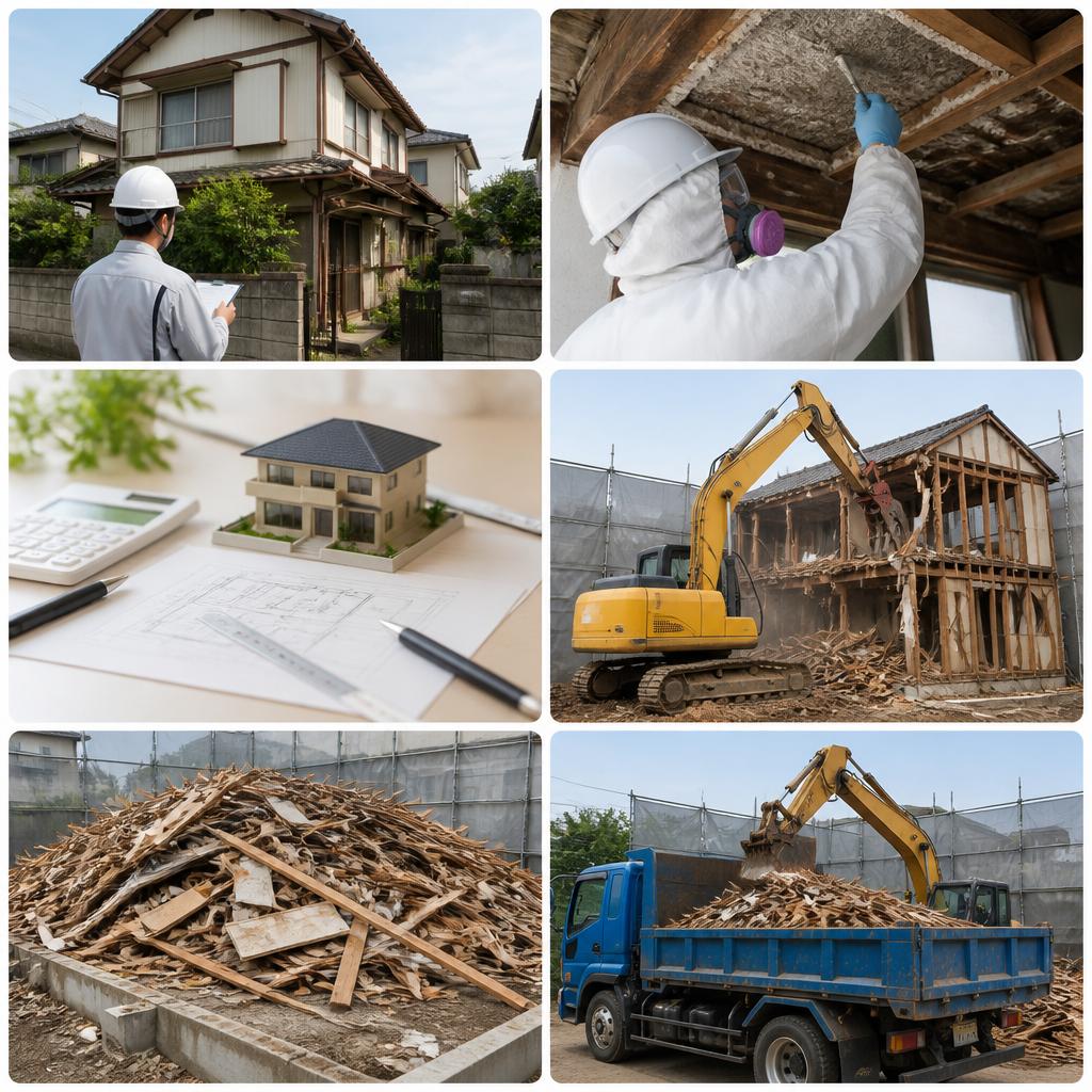 木造住宅解体の流れ
