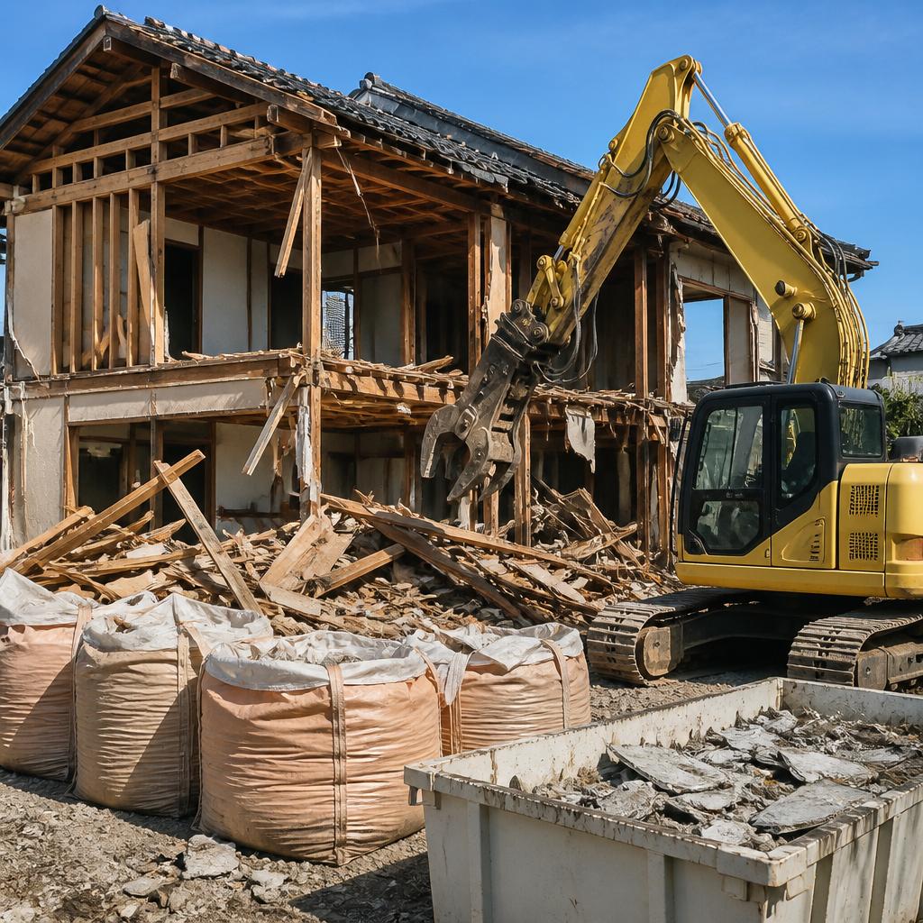 安全な木造住宅解体を実現！アスベストとごみ処分を徹底サポートする専門業者です。