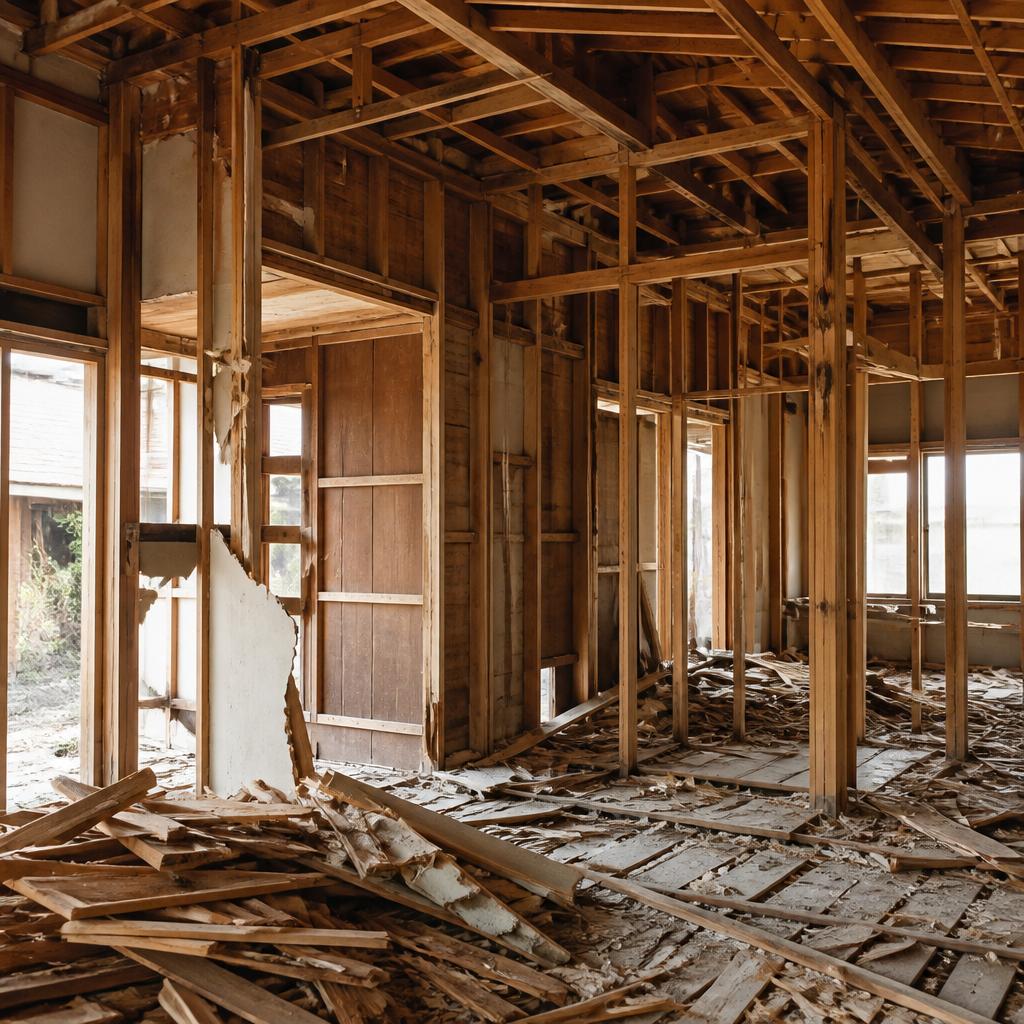 木造住宅のリフォームを夢見たら、まずは解体から。