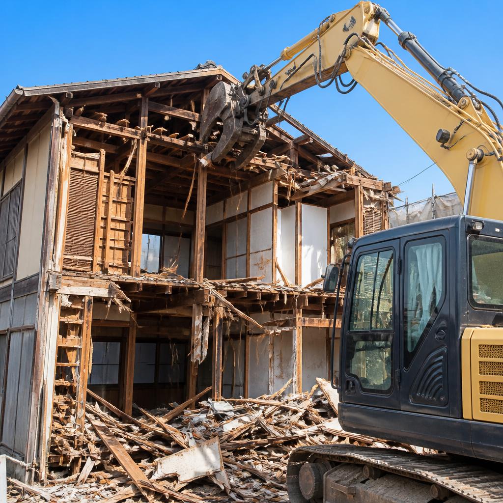木造住宅を安全に解体するなら、株式会社AIMにお任せ！