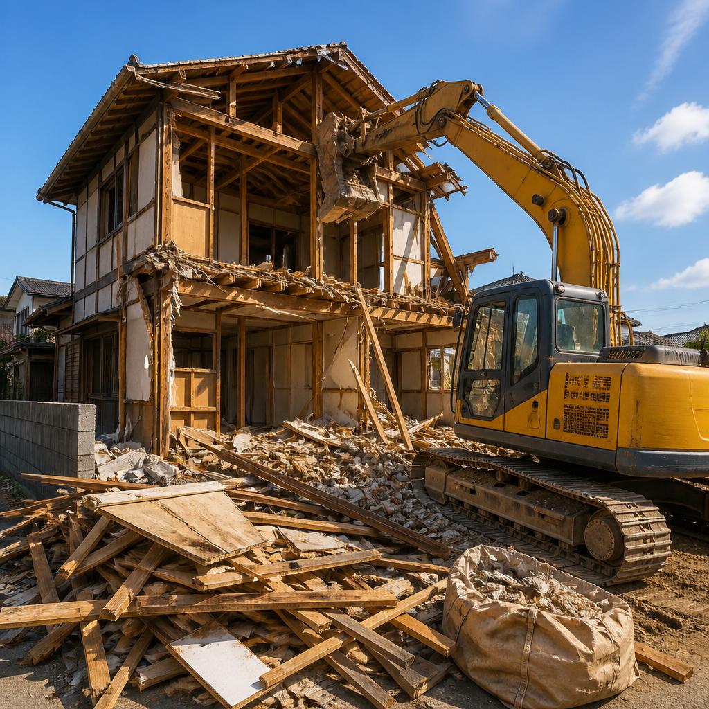 木造住宅解体をお考えなら、全てお任せください！