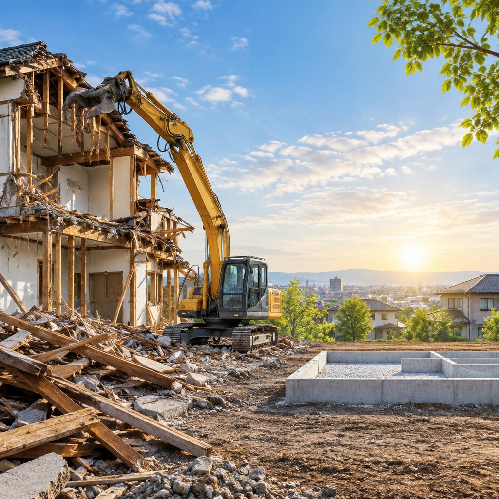 住まいの未来を考える、木造住宅の解体から新しいスタートを。安全・明朗な解体工事なら株式会社AIMへ