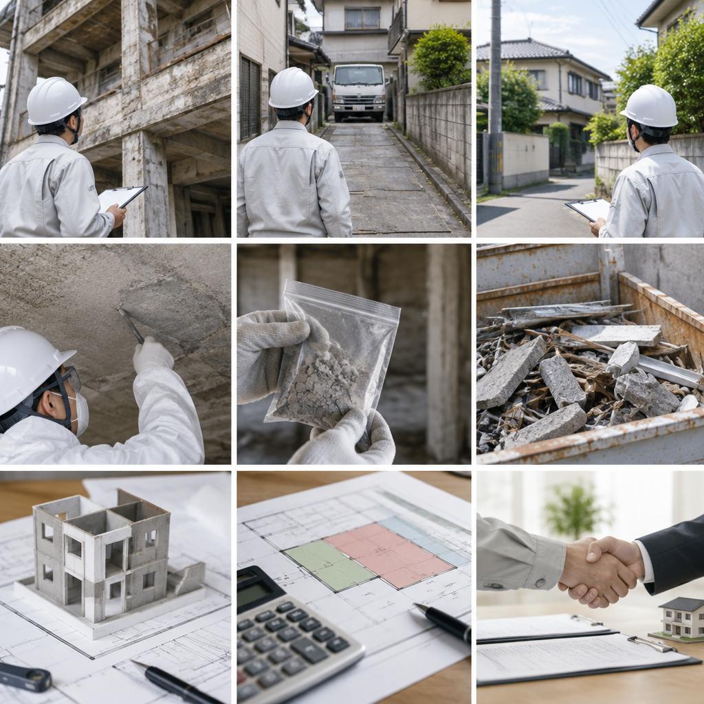 見えない部分まで確認する、着工前の調査と見積もり