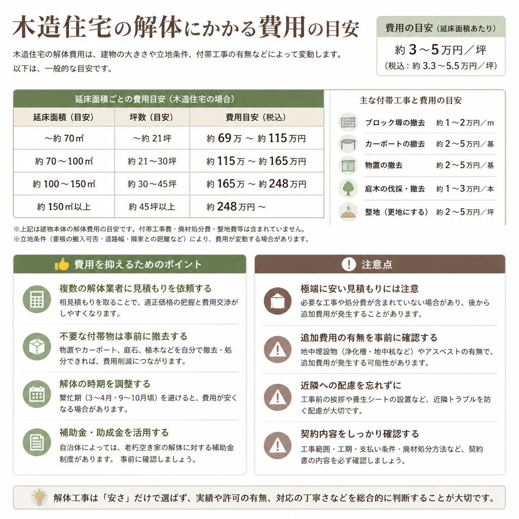 解体費用の見積もり