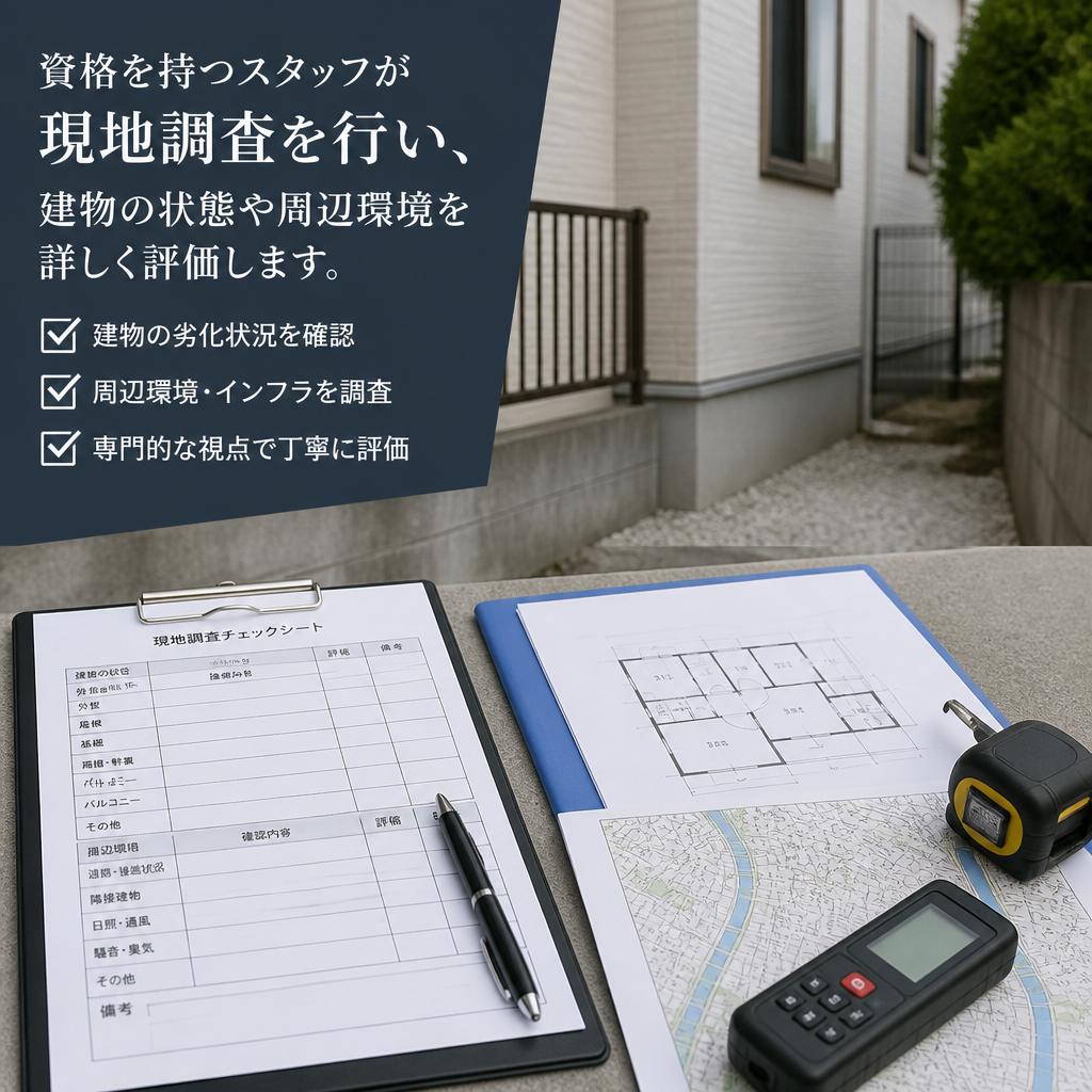 専門スタッフによる調査と評価