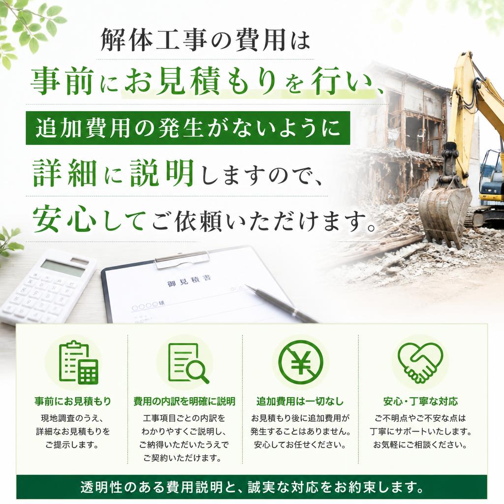 料金の明確化