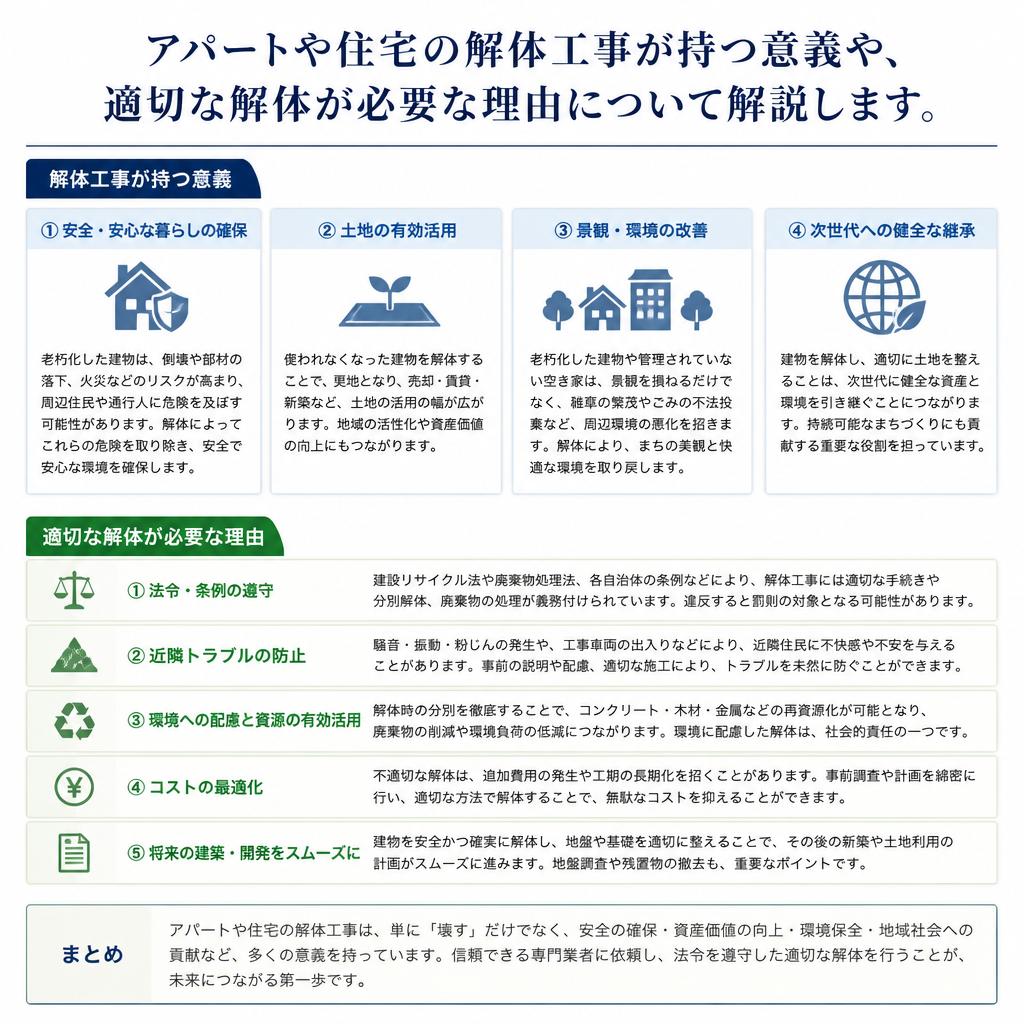 2. 解体工事の重要性