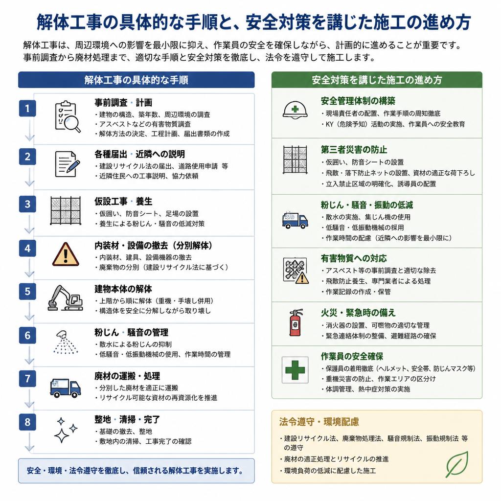 4. 施工の流れと安全対策