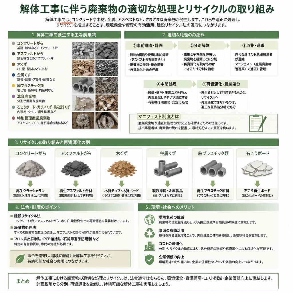 廃棄物の適正処理とリサイクル