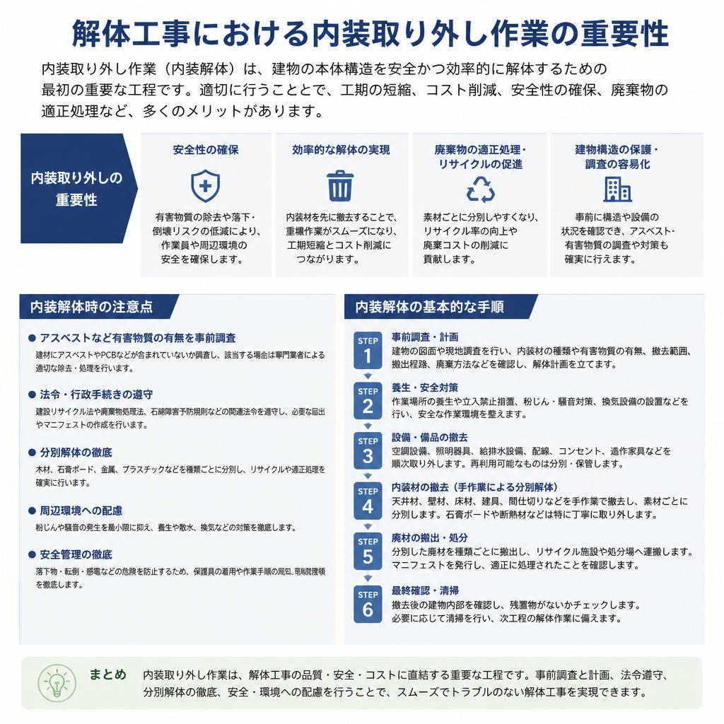 4. 内装の取り外し