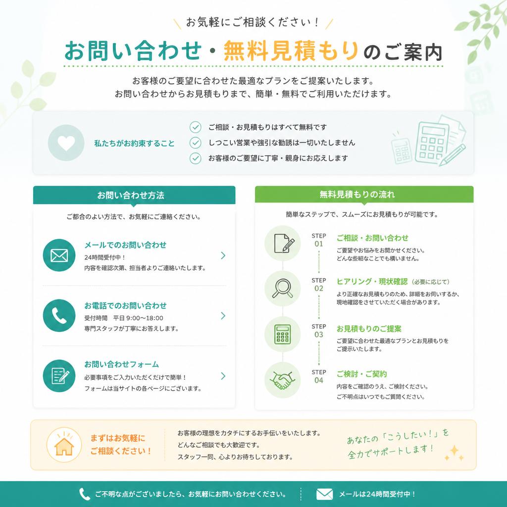 7. まずは無料相談を！