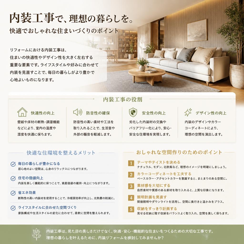 2. 内装工事の重要性とメリット