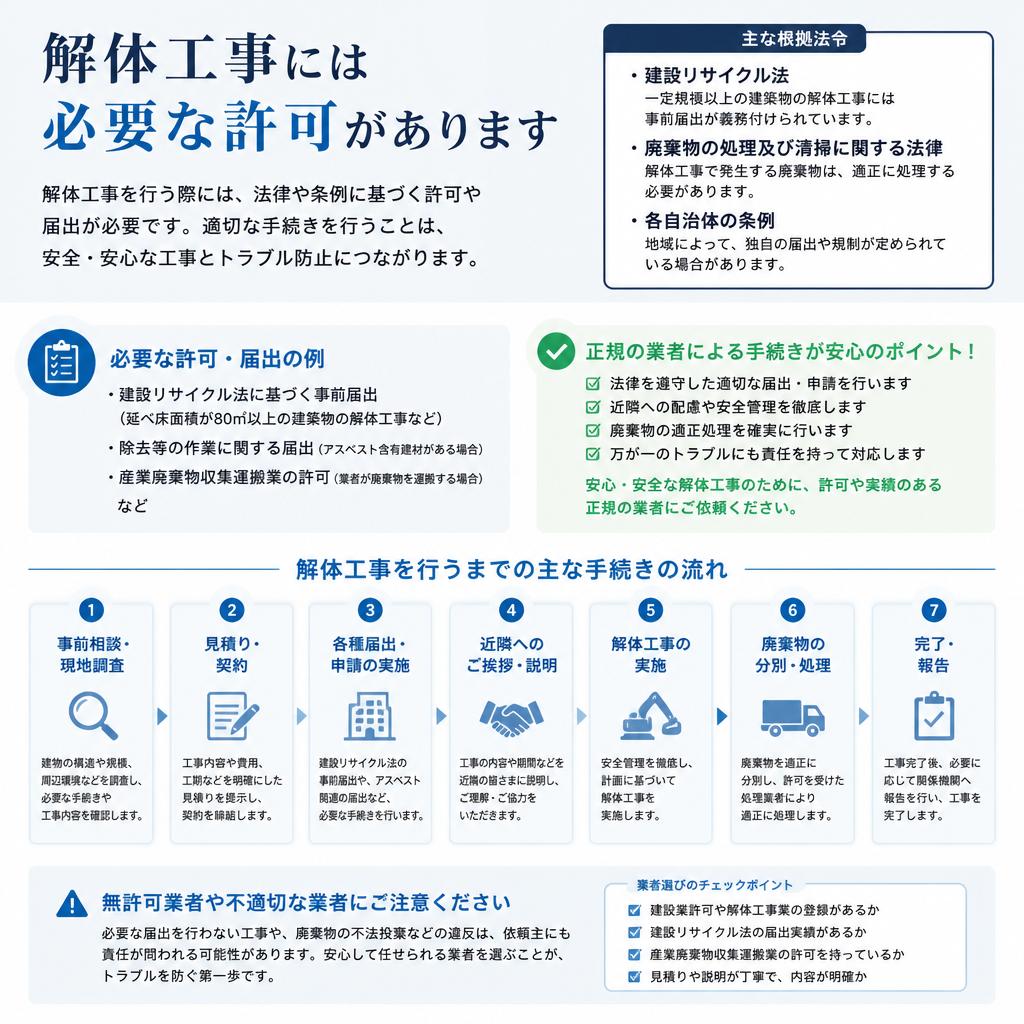 4. 解体許可の取得