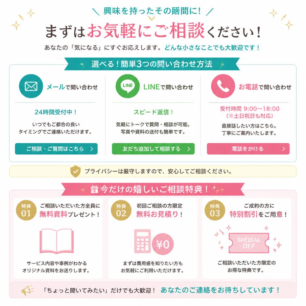 7. お問い合わせ・無料相談