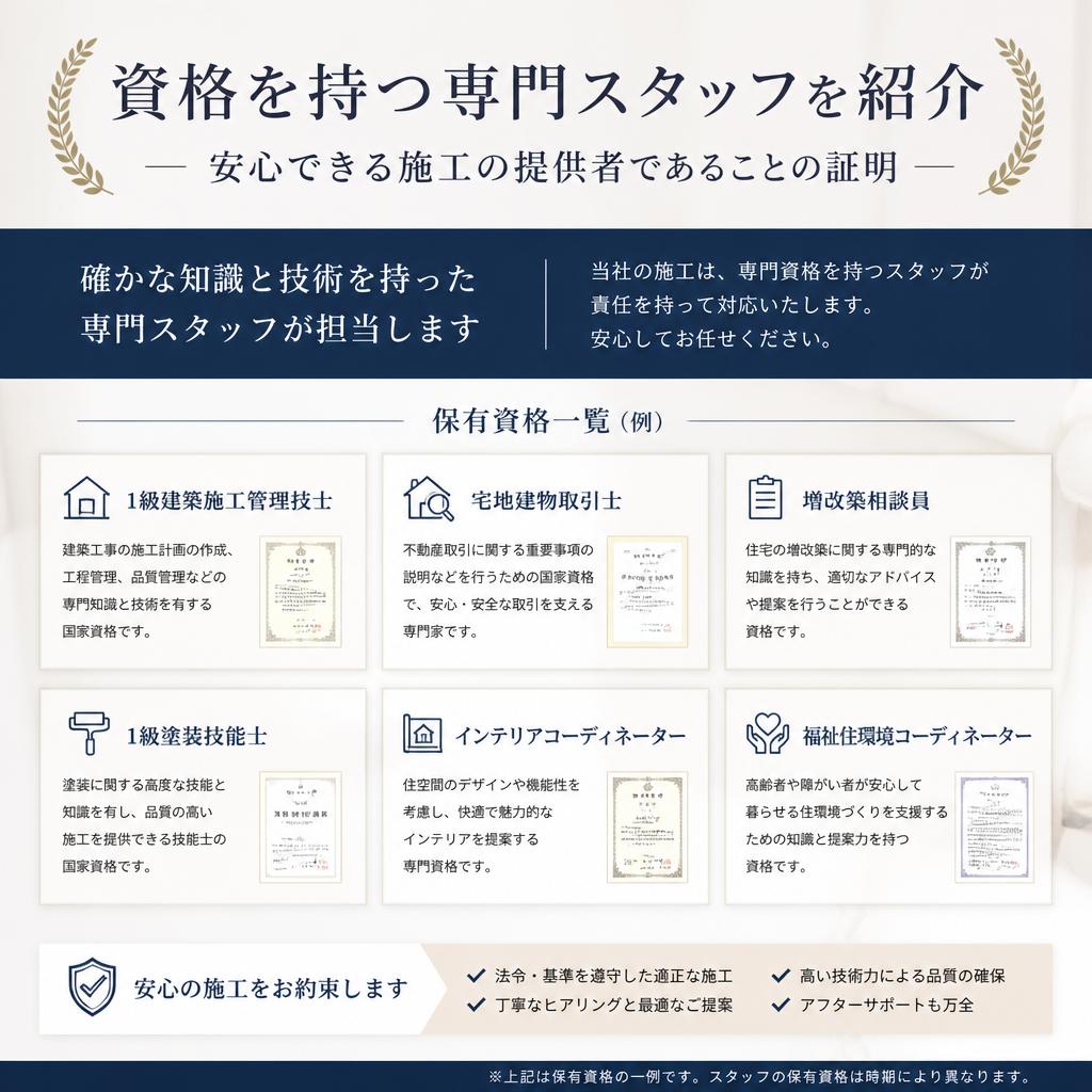 5. 経験豊富なスタッフの紹介
