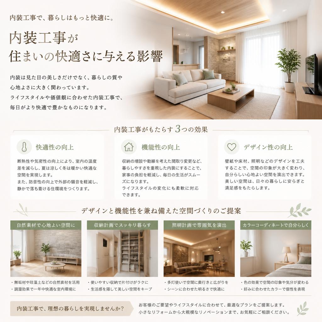 2. 内装工事の重要性