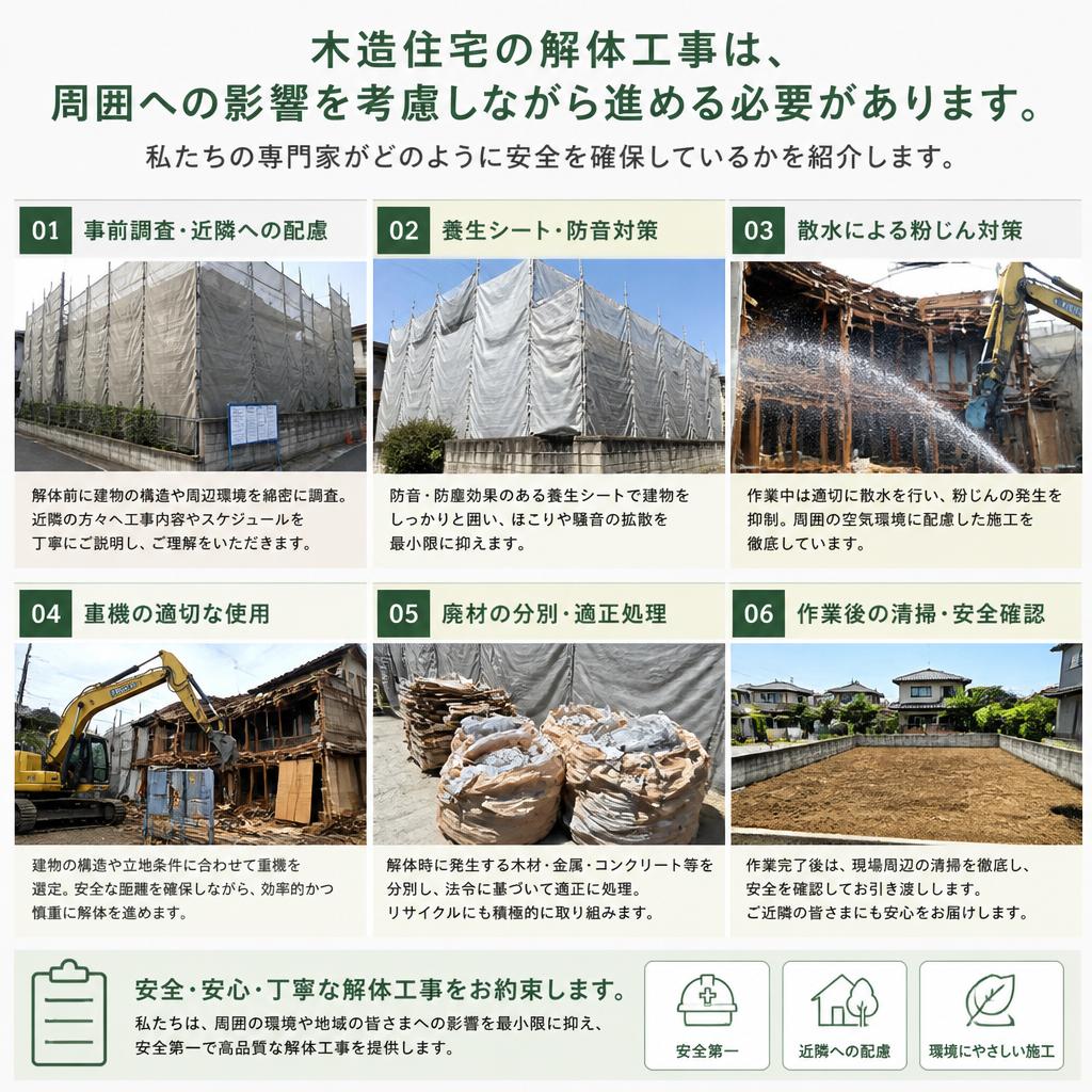 2. 木造住宅の解体—安全で丁寧な施工