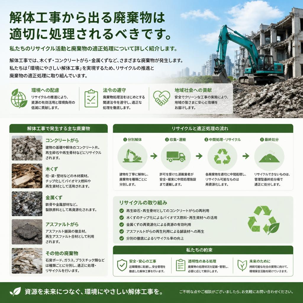5. 高品質な廃棄物処理—環境への責任