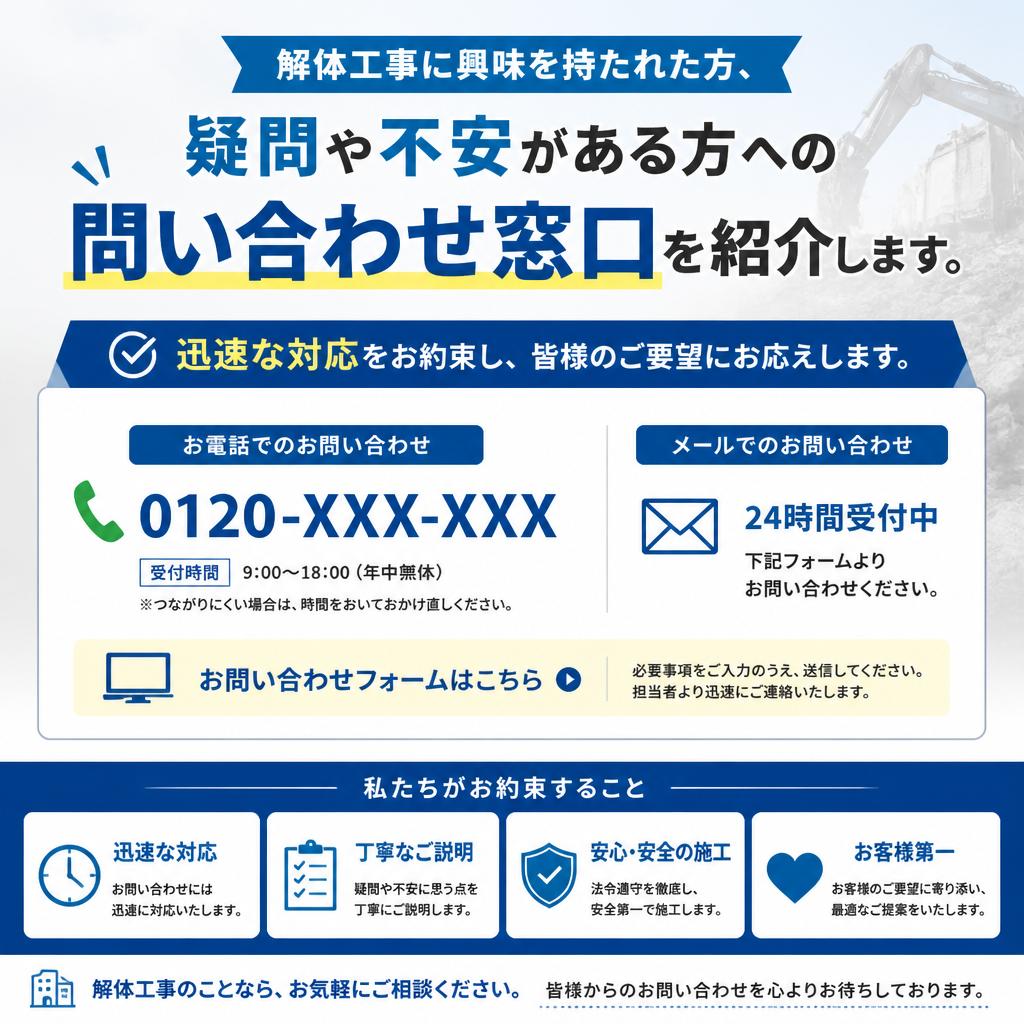 7. お問い合わせ—初めての方もお気軽に！