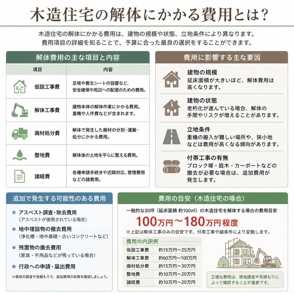 解体費用の考え方