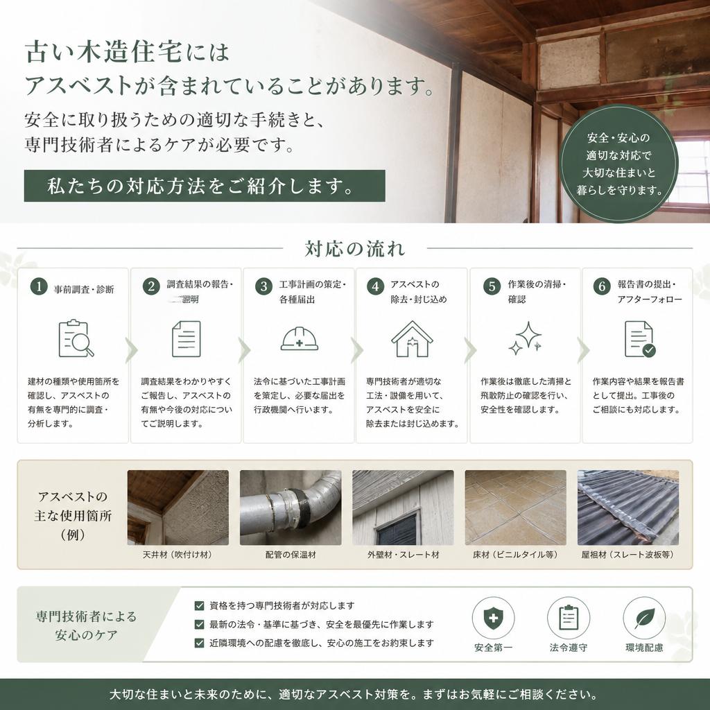 アスベストへの対応