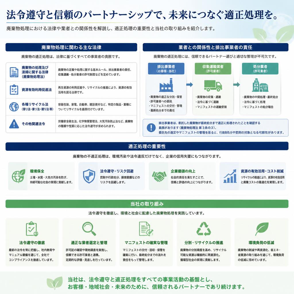 廃棄物処理の適正手続き