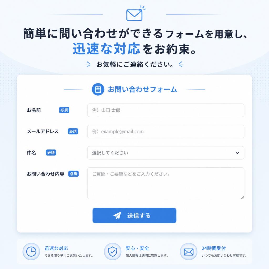 7. お問い合わせはこちらから
