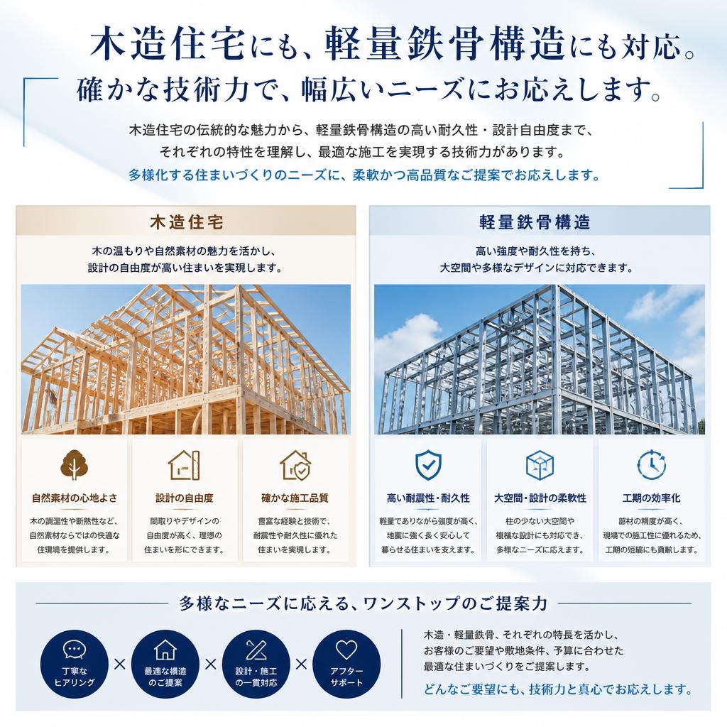軽量鉄骨解体にも対応