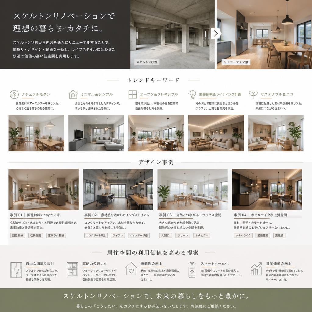 革新的な内装デザインの提案