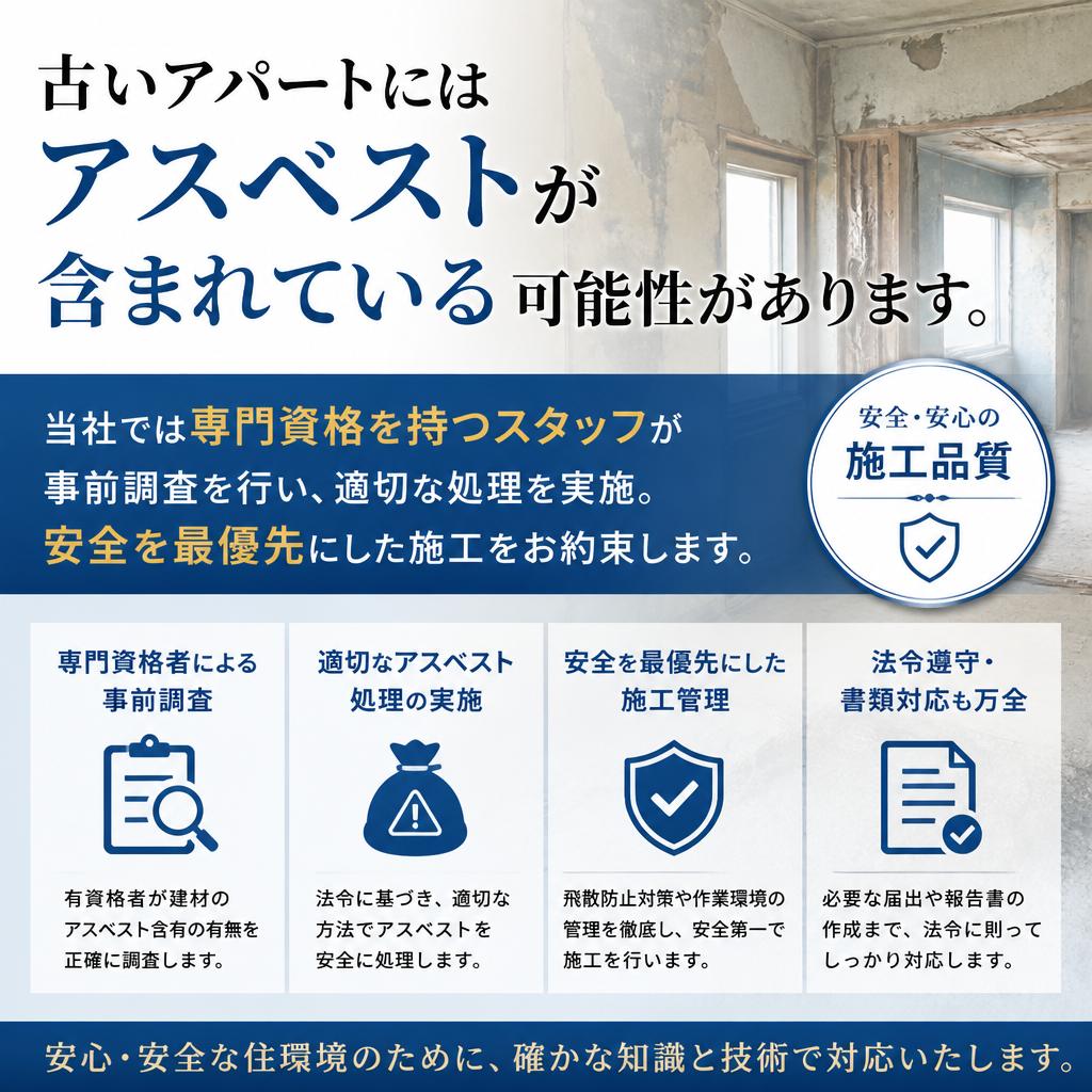 2. アスベスト調査で安全を確保