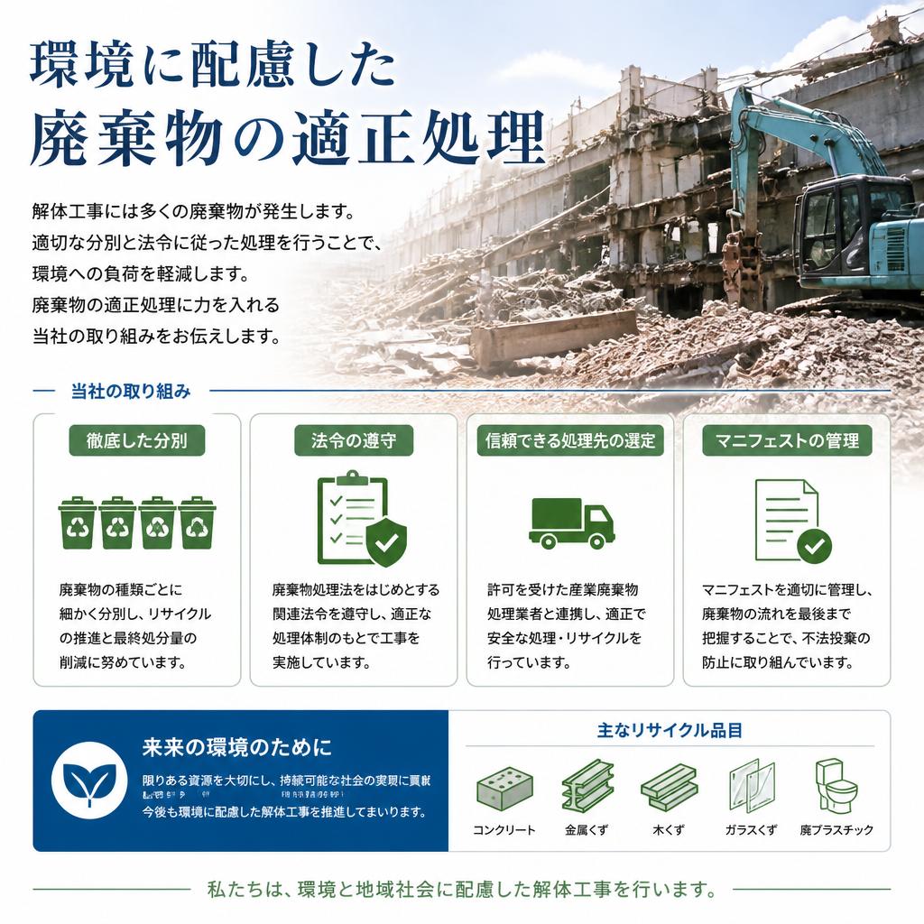 廃棄物処理の重要性と対応策