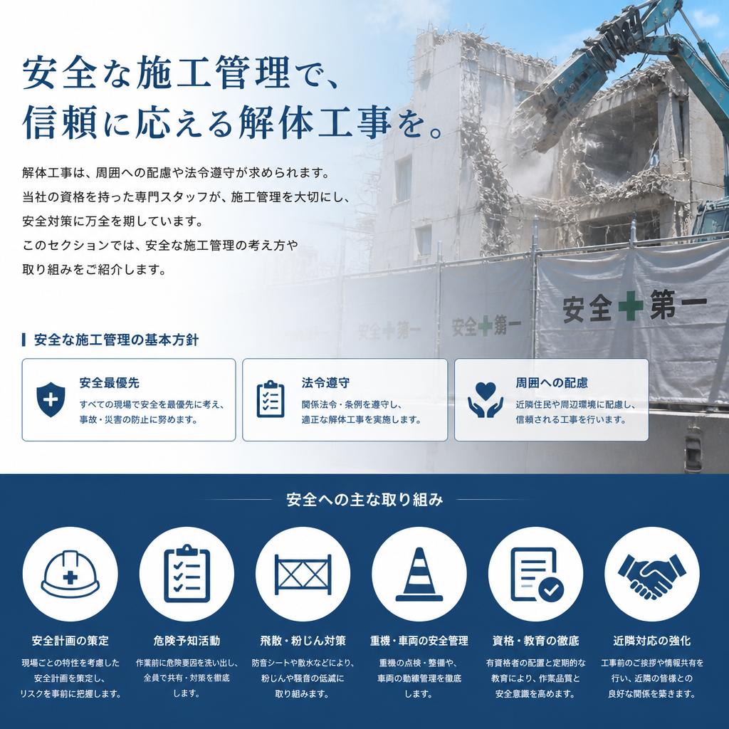 3. 安全・安心な施工管理