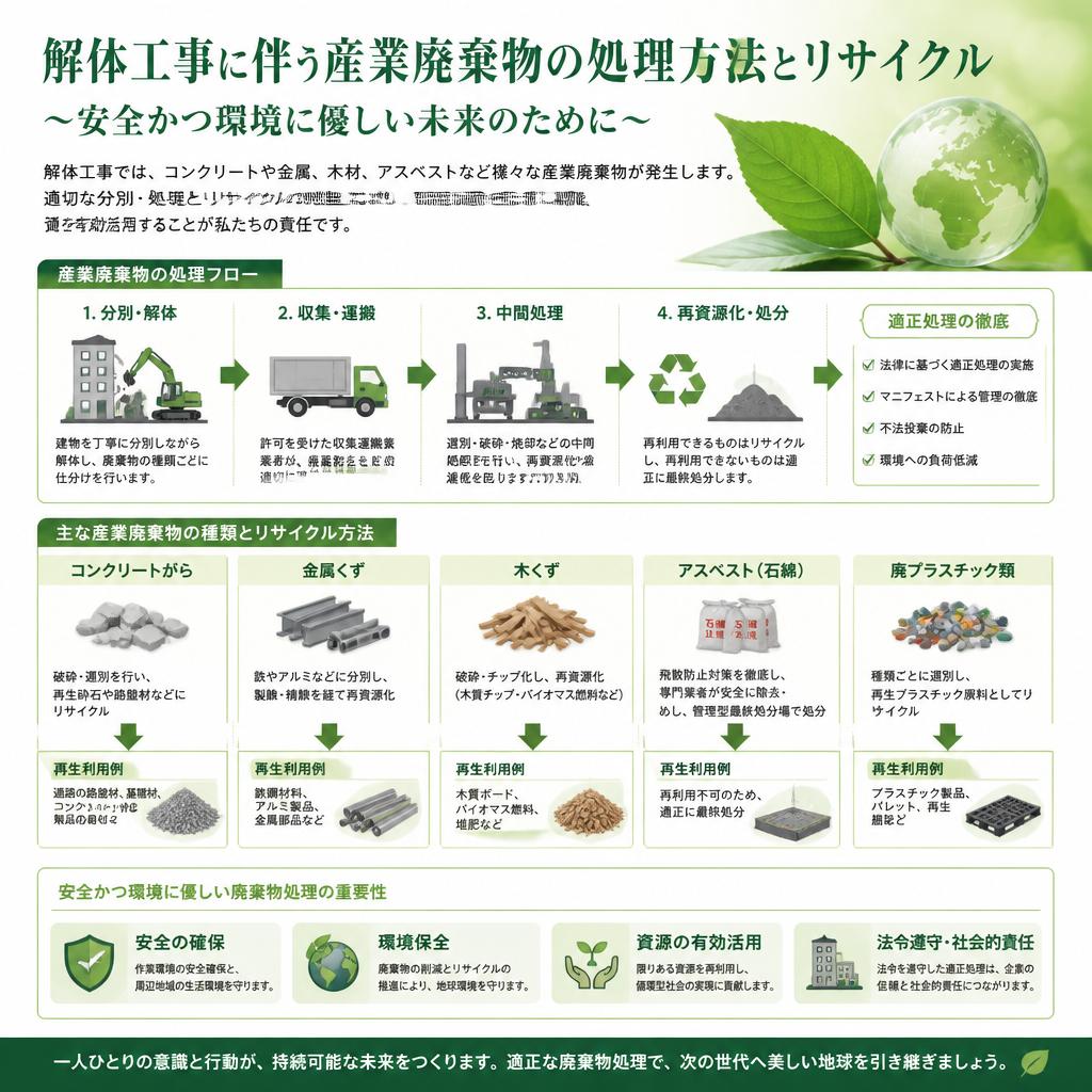 産業廃棄物の処理方法