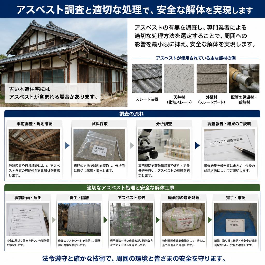 アスベスト対策と適切な処理法